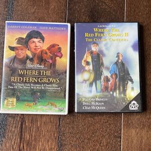 Where‎ the red fern grows 1 and 2 DVD movie set